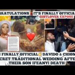 Davido and chioma latest news👉It's official💃❤DAVIDO and CHIOMA SECRET TRADITIONAL WEDDING 1793347422_hqdefault.jpg
